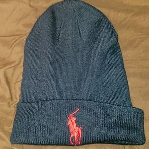 Nwot Polo Ralph Lauren big logo beanie originally 60 bucks from mall of America